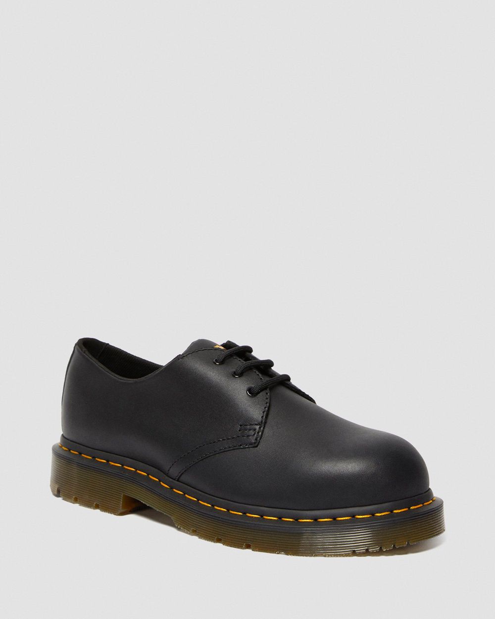 Dr Martens 1461 Slip Resistant Steel Toe Mokasíny Panske ( Čierne ) SK 104-CHNPXF